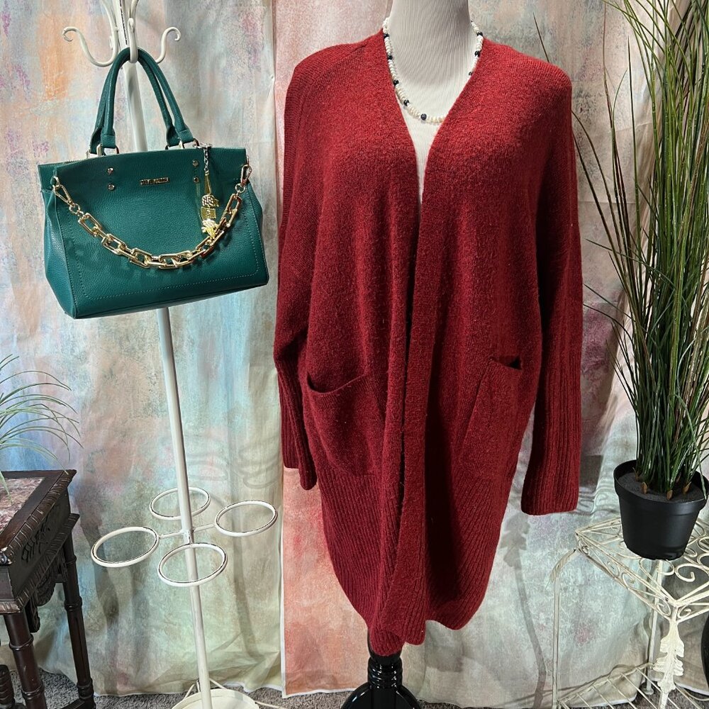 📌C & A The Basic Open Front Long Cardigan with Pockets